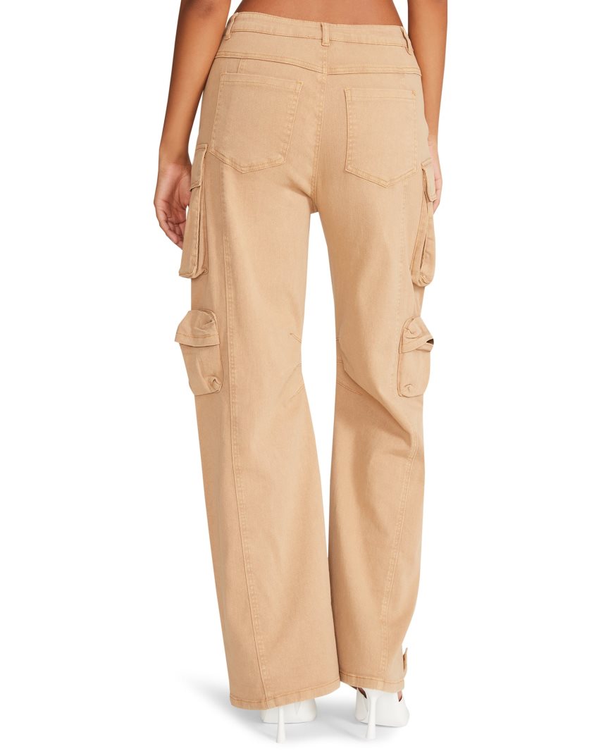 Pantalones Steve Madden Brody Mujer Kaki | ES NH32S6